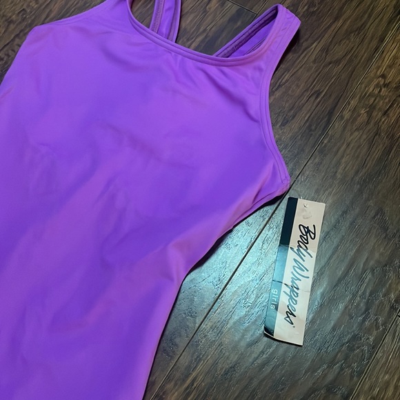NWT - Body Wrappers Biketard (multiple sizes) purple - Picture 2 of 7